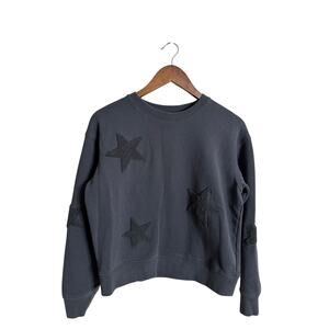 Rails Sonia Star Applique Sweatshirt Womans Small